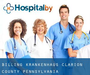 Billing krankenhaus (Clarion County, Pennsylvania)
