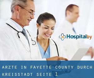 Ärzte in Fayette County durch kreisstadt - Seite 1