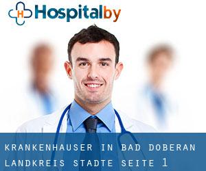 krankenhäuser in Bad Doberan Landkreis (Städte) - Seite 1