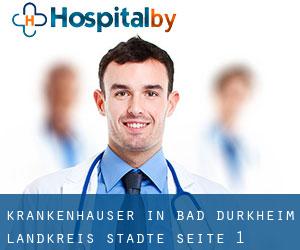 krankenhäuser in Bad Dürkheim Landkreis (Städte) - Seite 1