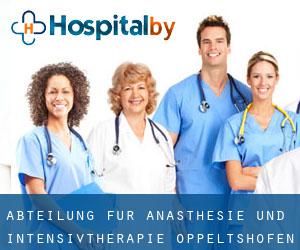 Abteilung für Anästhesie und Intensivtherapie (Oppeltshofen)