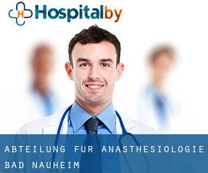 Abteilung für Anästhesiologie (Bad Nauheim)