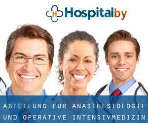 Abteilung für Anästhesiologie und operative Intensivmedizin (Burgberg)