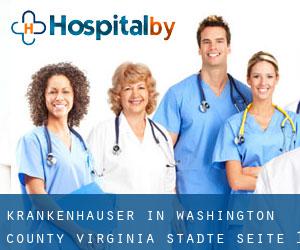 krankenhäuser in Washington County Virginia (Städte) - Seite 1