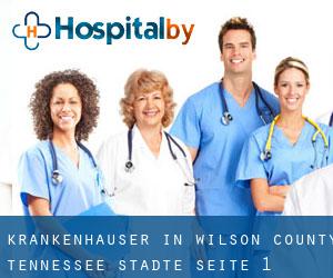 krankenhäuser in Wilson County Tennessee (Städte) - Seite 1